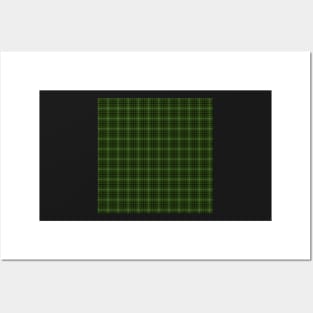 Suzy Hager "Aurelia" Plaid with Greens, Grey and Black for Prettique Posters and Art